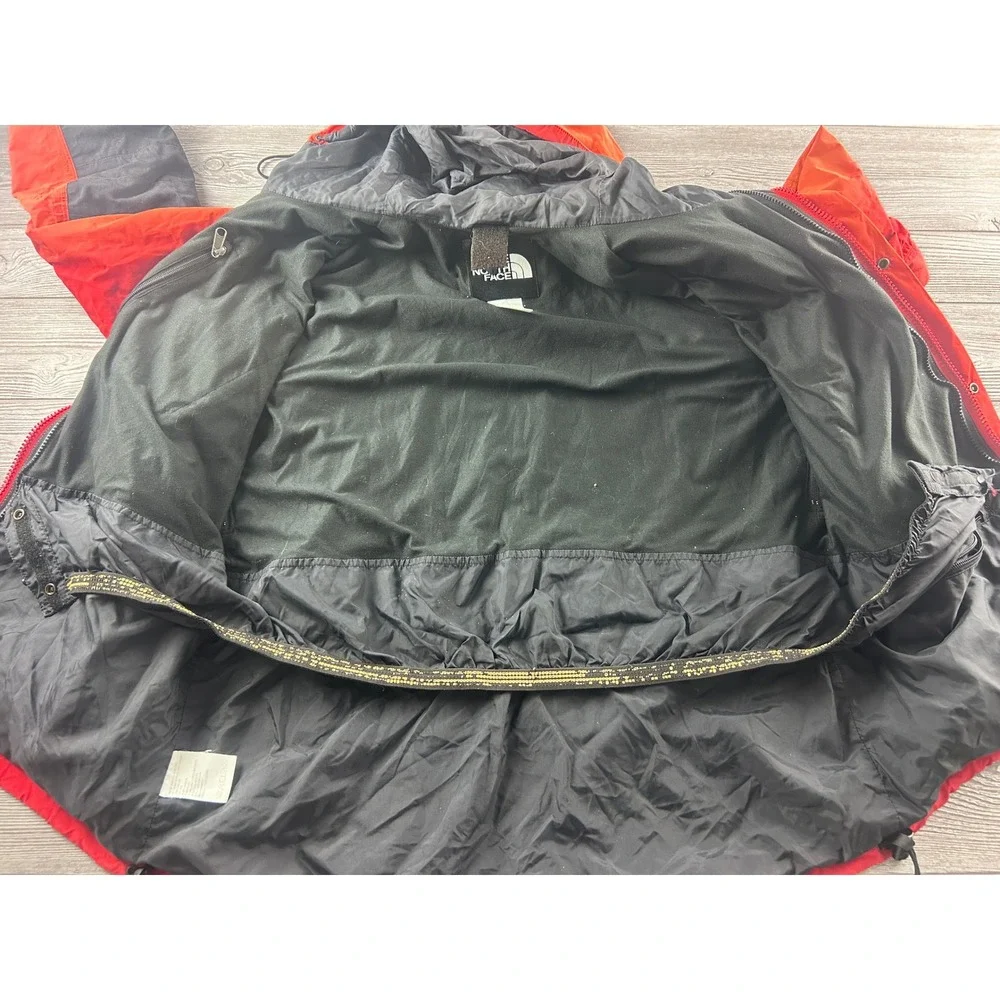 The North Face Mountain Light Jacket Mens Large Red Black Gore-Tex Shell Hooded